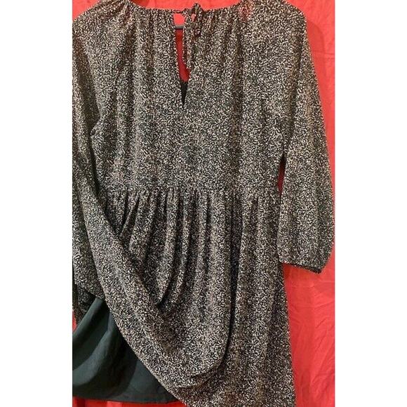 Madewell Crinkle Georgette V-Neck Babydoll Dress , Size XXS -DRESS ONLY - Picture 4 of 7
